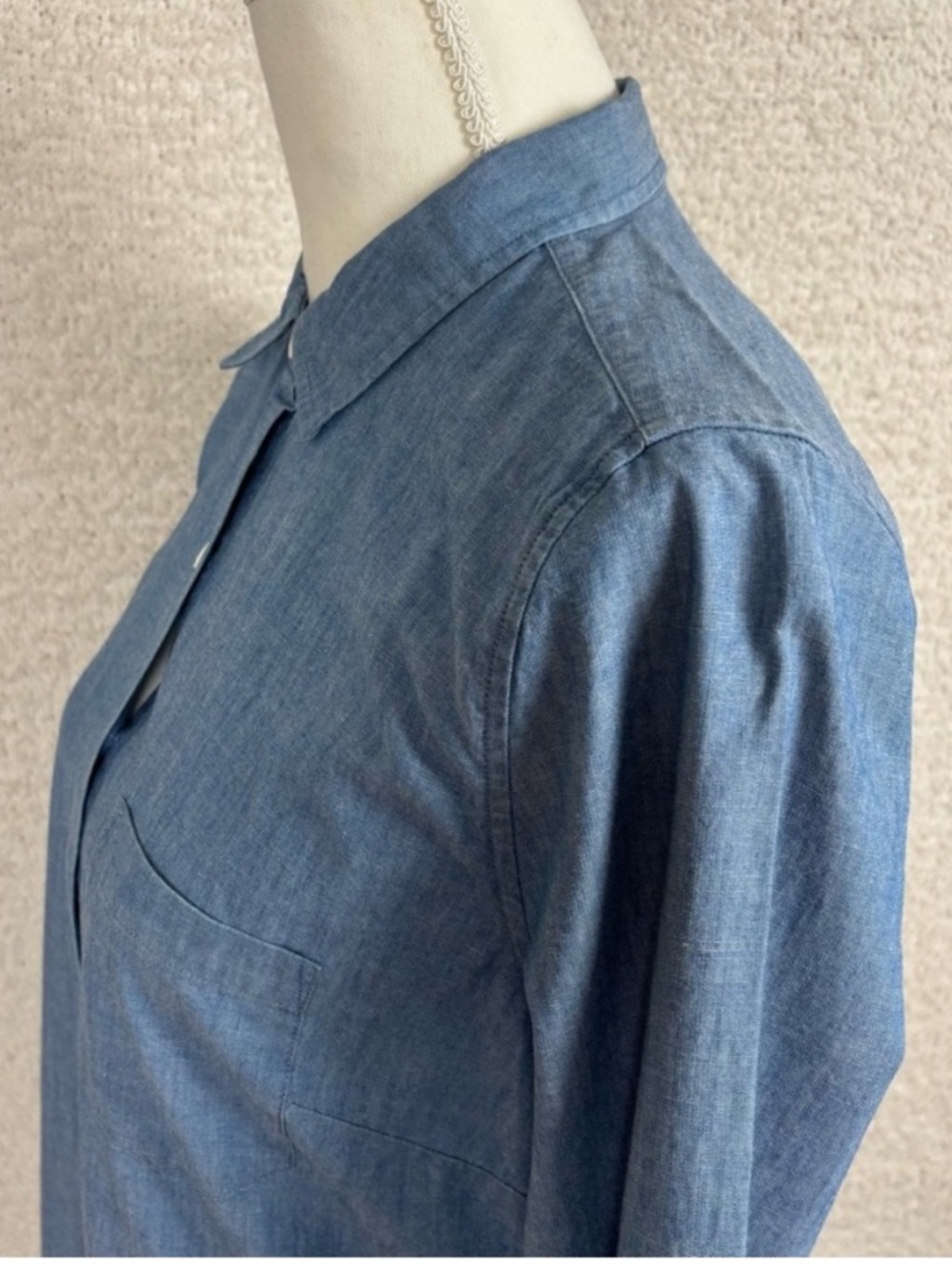 Untuckit denim shirt long sleeve - Picture 5 of 10